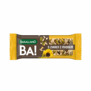Baton Zbożowy Ba! 5 Ziaren z Miodem 40g