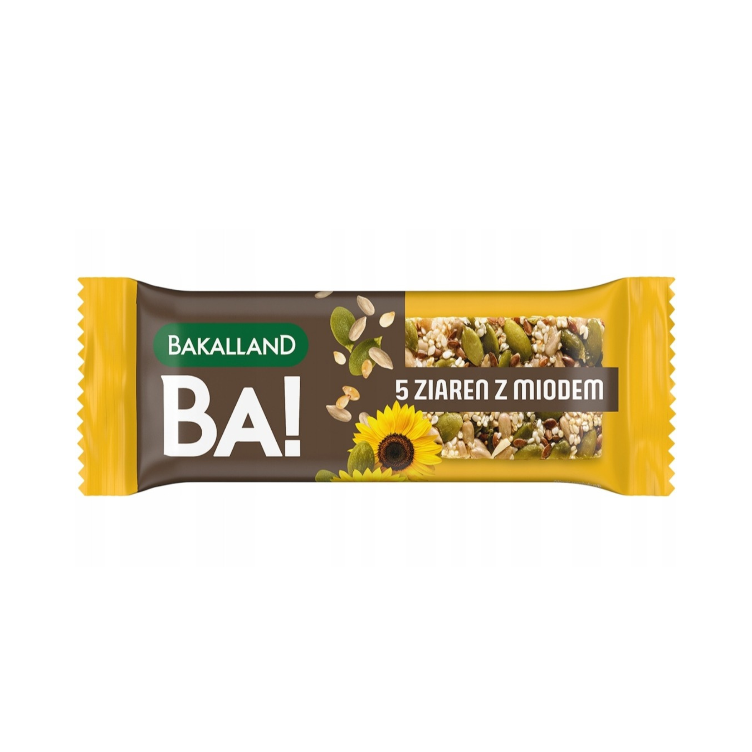 Baton Zbożowy Ba! 5 Ziaren z Miodem 40g