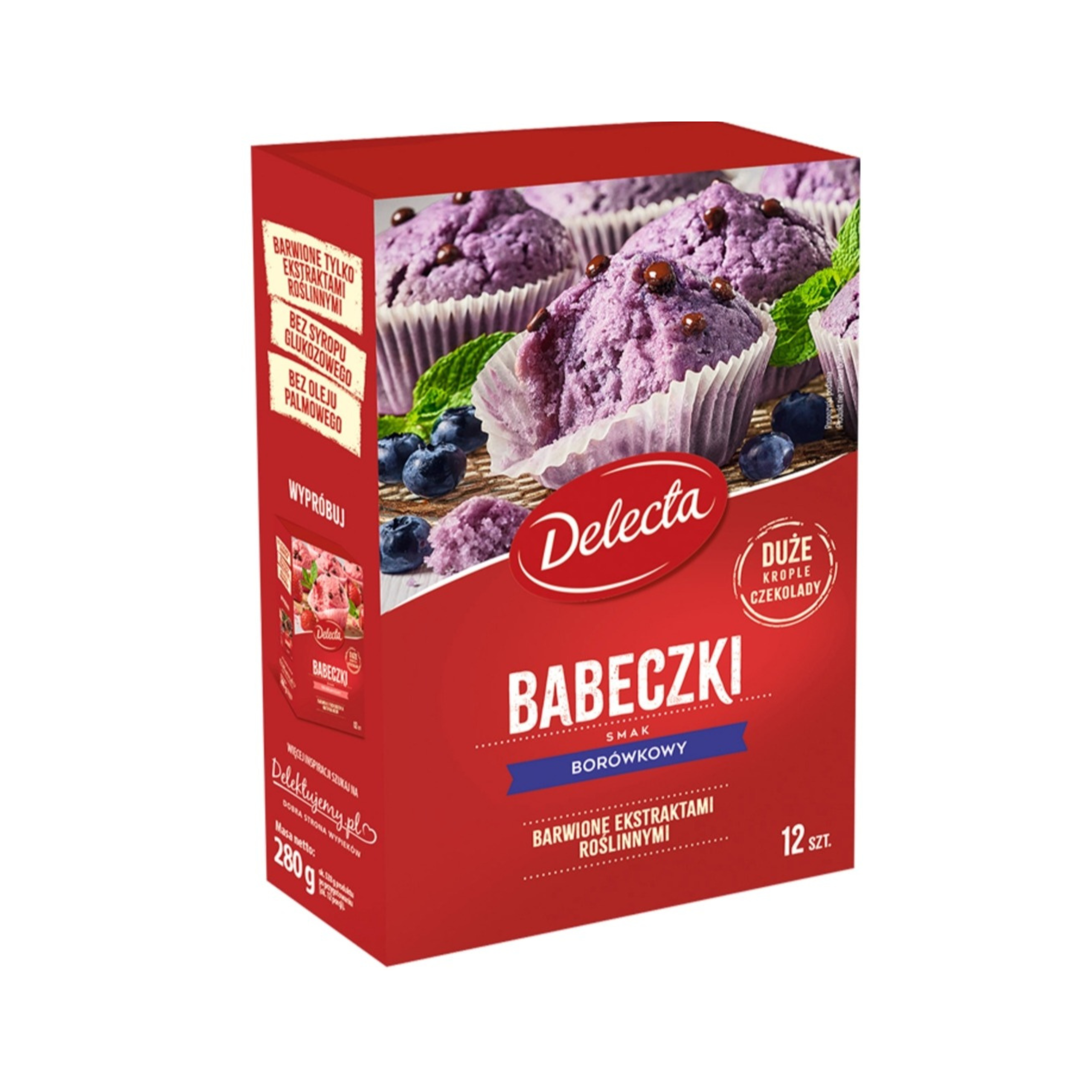 Babeczki Smak Borówkowy 280g