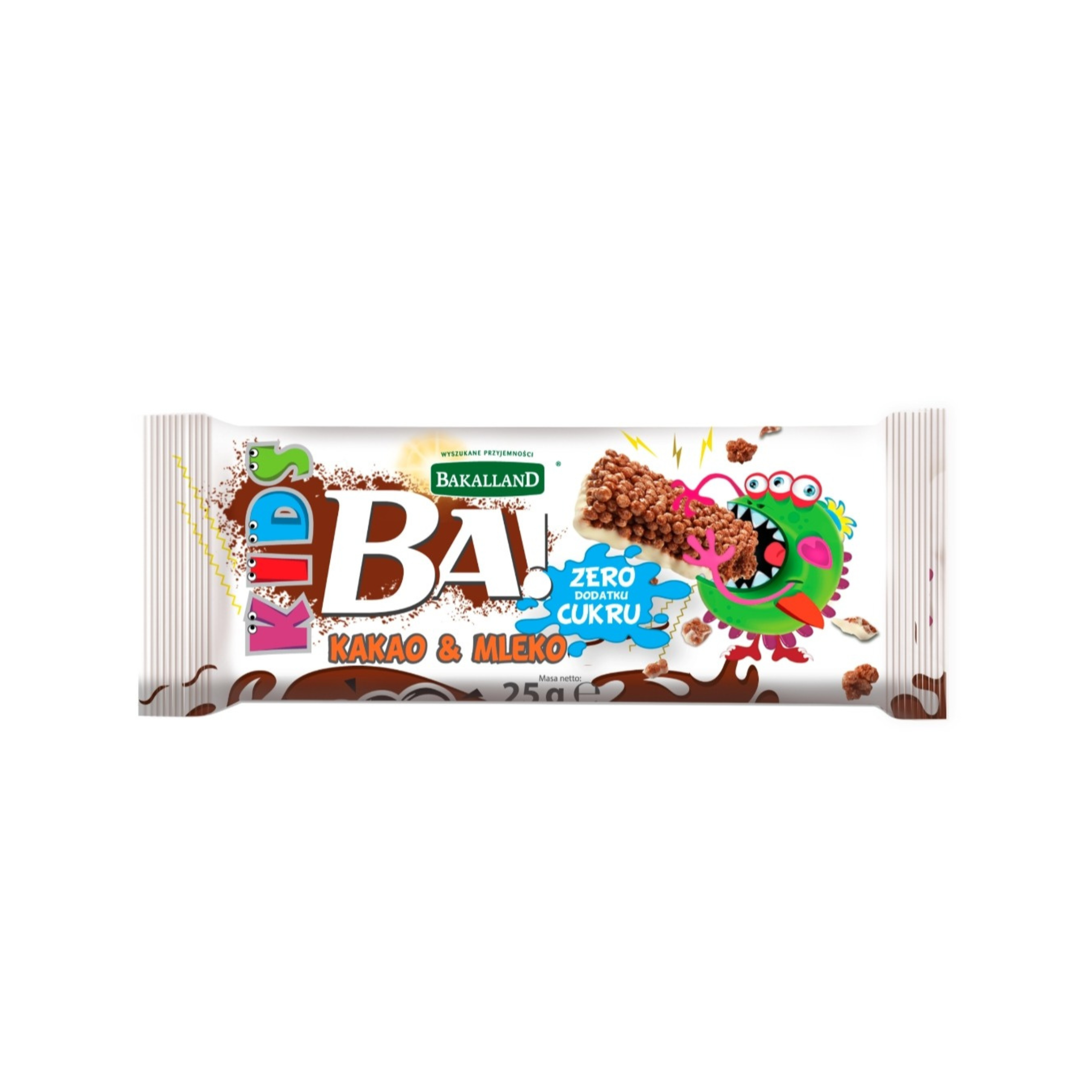 Baton Ba! Kids Kakao Mleko Baton zbożowy 25 g