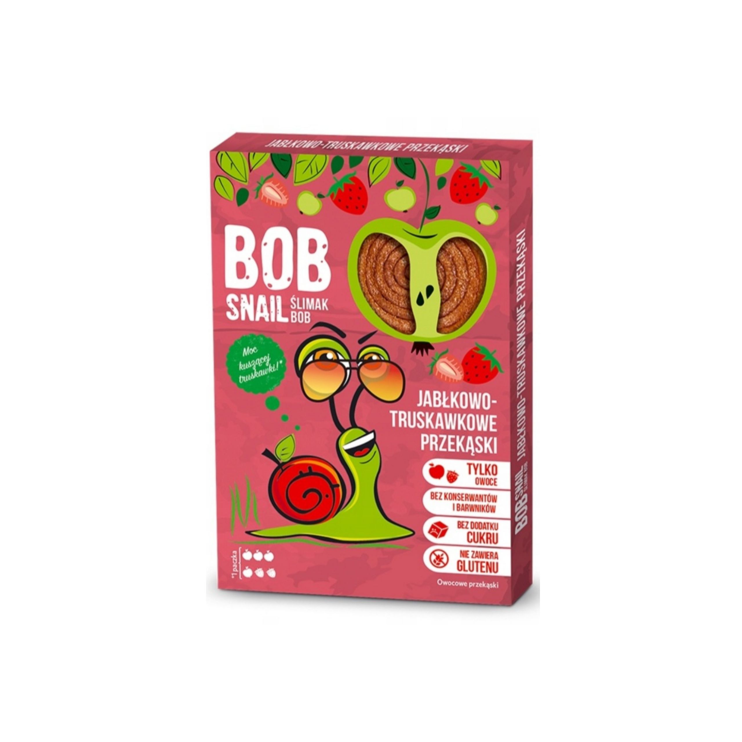 Jabłko Truskawka Rollsy 60g